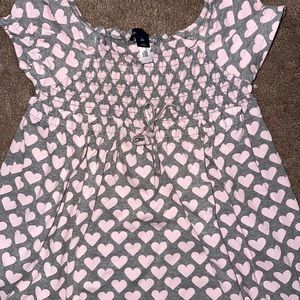 Gap Kids pink heart dress